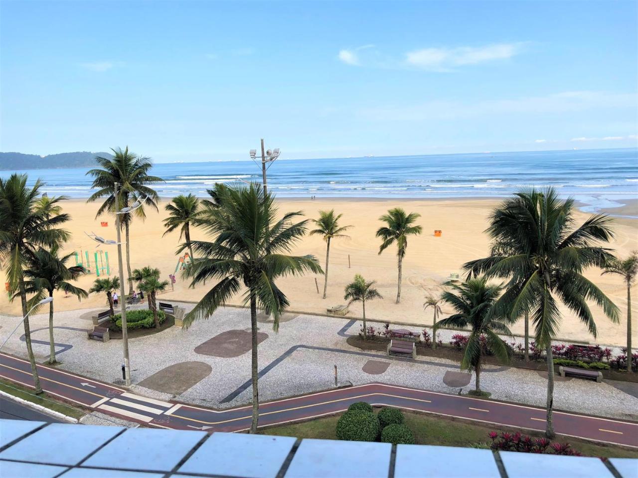Appartement Apto Frente Ao Mar Com Vista Maravilhosa à Praia Grande  Extérieur photo